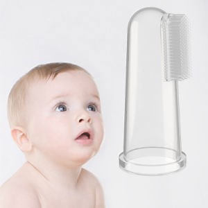 [Hot Item] BPA Free Oral Soft Children/Kids/Infant Silicone Baby Finger Toothbrush