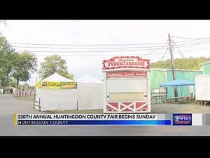 Huntingdon County Fair begins Sunday