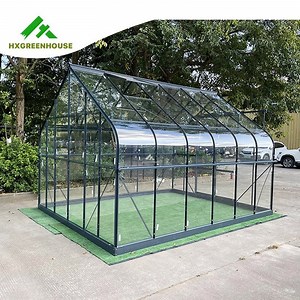 [Hot Item] Heavy Duty 4mm Aluminum Framed Cold Frame Greenhouse Small Curved Greenhouse Garden Tent