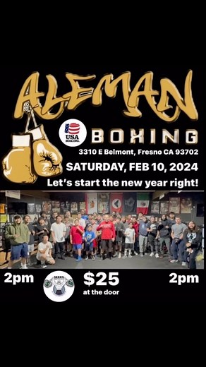 Saturday is our Big Amateur Boxing 壘 Show! Come out & enjoy live...