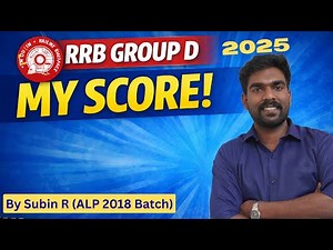 RRB Group D 2025 Score Reveal 🔥 | Current Affairs மதிப்பெண் | CEN 08/2024 | Scoreasy academy