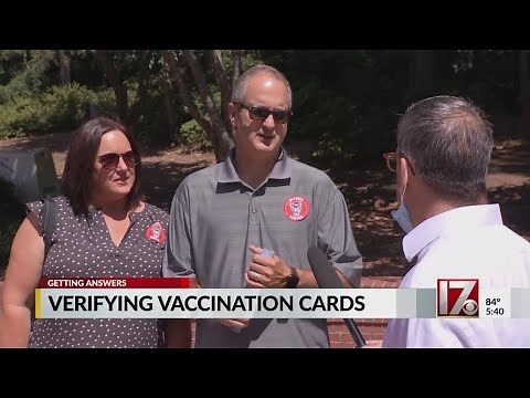 How to verify if a COVID-19 vaccination card is real?