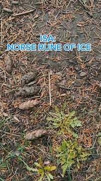 ISA: Norse Rune of Ice and Frozen Energy #norse #runes #vikings