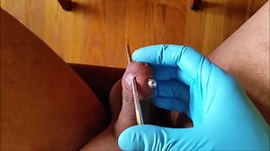 Double Apadravya Penis Piercing Stretch From 6g To 2g