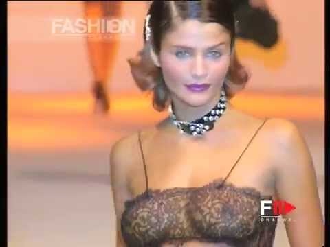 "TOP MODELS OF THE 90'S" Wow!!! Miss Blumarine 1995 Sexy Lingerie by Fashion Channel