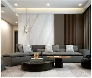 [Hot Item] Free Samples Waterproof Outdoor Co Extrued WPC Wall Panel Slatted Composite Cladding PVC Marble