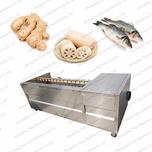 [Hot Item] Potato Cleaning Machine Radish Carrot Washing and Peeling Machine