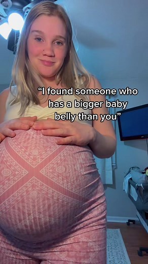 Massive Twin Pregnancy Belly Expansion