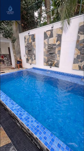 Completed and hand over project at Kadwatha. Pool Size : 23 feet by 11 feet Deep : 4 Feet Motor & Filter : Emaux Features : Jacuzzi jets, Water Blade and Water fountains. Please contact us 0768873602. #viralreelsfacebook #facebookreelsviral #facebookviral #swimmingpoolconstruction #construction #slpool #colombosrilanka #kadwatha #architecture | Crystal Pools