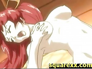 Teen pussy slides cowboy rope