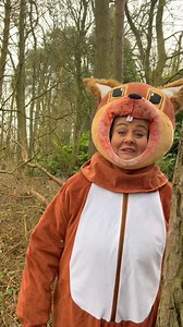 Nuts the squirrel 🐿️ or just nuts 😂 Heather has fully immersed herself in her red squirrel conservation project 🥜 For the slightly more serious version, check our video below 🐽 | Whitehouse Farm