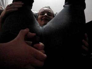 Girl does massive fire fart (slow motion)