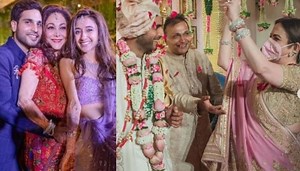 Kokilaben And Nita Ambani Shower Blessings On Newlyweds Anmol And Khrisha In Unseen Wedding Video
