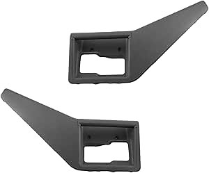 TRQ Inner Inside Interior Door Panel Repair Kit Gray Front Compatible with 91-94 Explorer Navajo