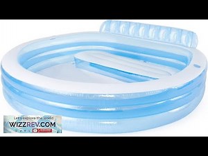 INTEX Swim Center Inflatable Family Lounge Pool: Built In Bench – Cup Holder Review