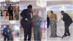 'Big man' & 'small lady' go on dance battle with E-Choke song; video goes viral