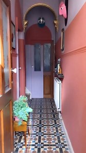 'Tiling is like a big adult jigsaw' by @househomo ✨ Richard has done an amazing job tiling his new hallway with our Dorset Marron Patterned Ceramic tiles - it's really opened up the space! 😍 Make sure you tag us in your projects using @wickes 📱 | Wickes