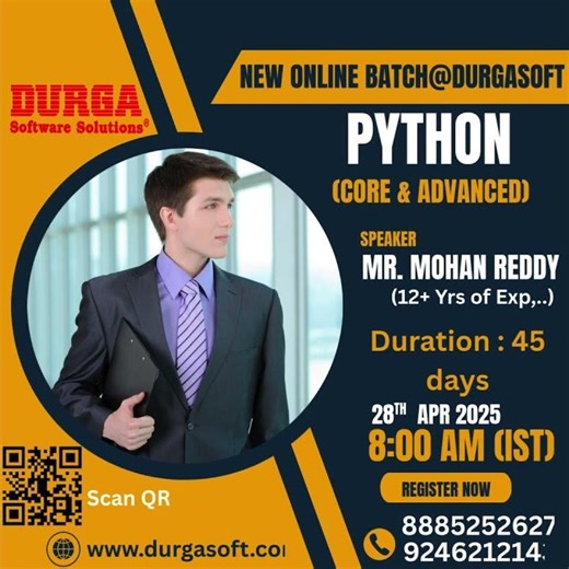 🚀 New Online Batch @ DURGASOFT 🚀