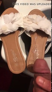 Arabic sexy flat sandals cummed