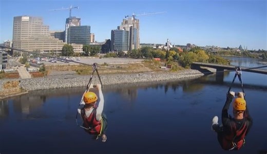 Soar between provinces: What to know about the first interprovincial zip line - The Weather Network