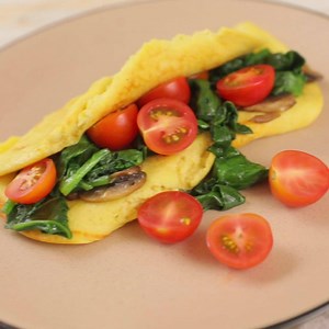 17 reactions | Check this out! Cheesy Vegan Omelette made easy and...