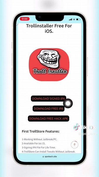 Download TrollStore on iOS Without Jailbreak | How To Install Tweaked App Store