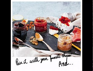 Le Bon Magot®, Spiced Raisin Marmalata with Ras Al-Hanout & Smoked Cinnamon, 7 ounce - A Savory Spiced Raisin Jam