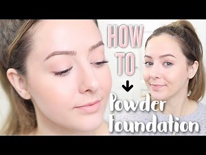 How To Use Powder Foundation + Easy Everyday Makeup!