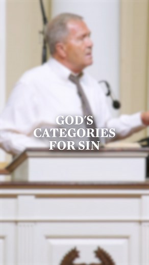 God's categories for sin. #sin #faith #jesus | Solid Rock Baptist Church