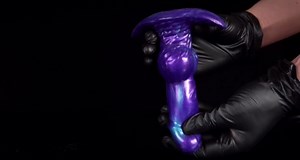 Inflatable Butt Plug Large Anal Plug, Inflatable Dildo Expanding Buttplug Dilator Dog Knot Dildo, Silicone Anal Trainer Stretcher Pump, Fantasy Knotted Sex Toys for Women Men Couple