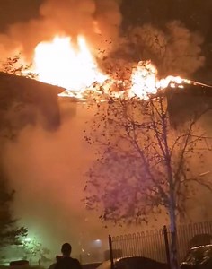 Fire at the flats in lochgelly getting worse | Fife jammer locations
