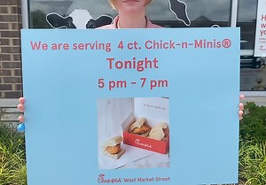 Chick-n-Minis for dinner! Mondays aren’t so bad! | Chick-fil-A West Market Street
