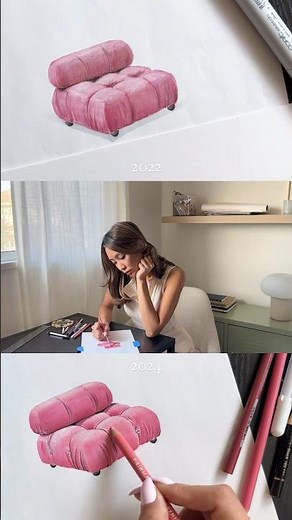 mario bellini sofa #markerillustration #artprogress #interiordesign