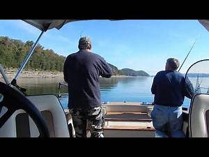 Double striper action on lake Cumberland
