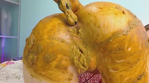 Dirty scat smear. - ThisVid.com