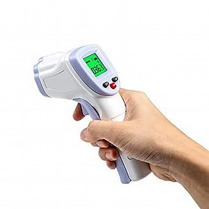 No Touch Infrared Thermometer for Fever Thermal Temperature Scanner for Adults Baby and Kids IR Laser Thermometer with Accurate Instant Readings & Memories Function