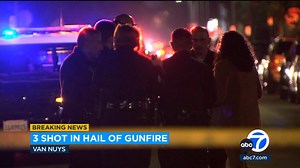 LAPD searching for gunman after 3 wounded by gunfire in Van Nuys