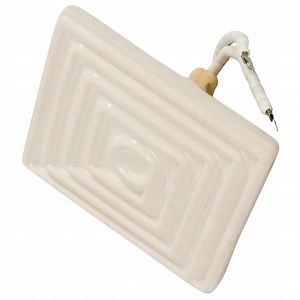 [Hot Item] 220V Heating Element Black Square Electric Infrared Ceramic Plate Heater