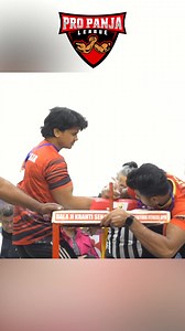 Akash Kumar takes on his cousin Abhishek Prakash at the Open Arm Wrestling Championship in Hoshiarpur Indian Arm Wrestling Federation #ArmWrestling #ProPanjaLeague | Pro Panja League