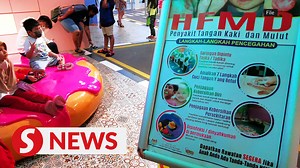 1.2K views | After attending a ceremony for the handover of medical equipment from the Japanese government to Sultanah Bahiyah Hospital in Alor Setar on Thursday, Health Minister Khairy Jamaluddin told reporters that the hand, foot and mouth disease (HFMD) will see a decline in cases in the next two weeks. WATCH MORE: https://thestartv.com/c/news SUBSCRIBE: https://cutt.ly/TheStar LIKE: https://fb.com/TheStarOnline | The Star | Facebook