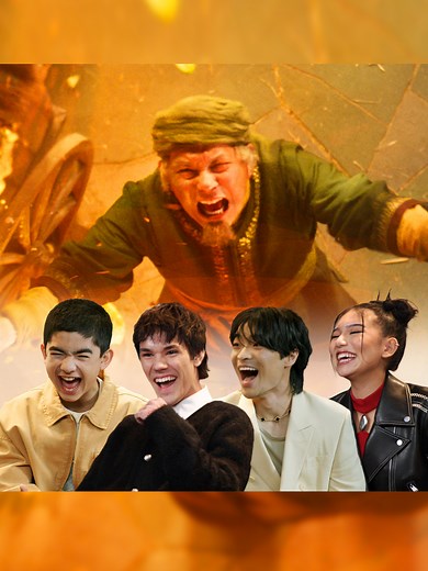 You know him. You love him. The cast of AVATAR: THE LAST AIRBENDER reacts to the Cabbage Merchant 🥬 #AvatarTheLastAirbender