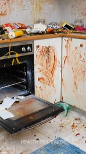 11K views · 18 reactions | Watch This Filthy Kitchen Turn Sparkling Clean | Health is Wealth | Facebook