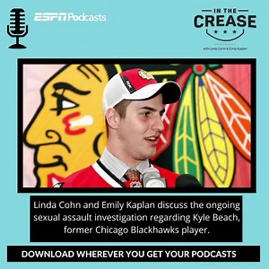 Emily and discuss the horrific circumstances surrounding sexual assault victim Kyle Beach and how it was handled in 2010 by the Chicago Blackhawks, NHL, NHL PA and coaching staff and teammates. Listen to this powerful episode wherever you get your podcasts. | Linda Cohn