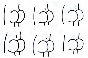 AI Generated Butt Drawings
