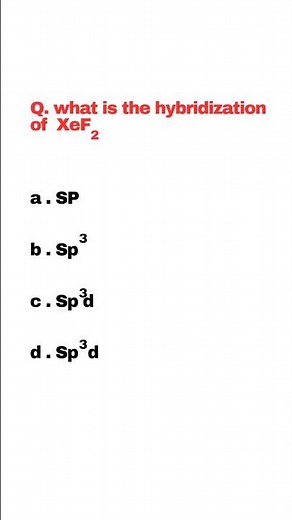 hybridization of XeF2..