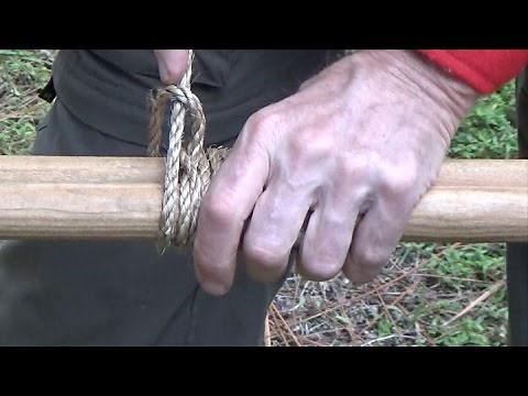How to Tie Half Hitches to Finish Many Lashings