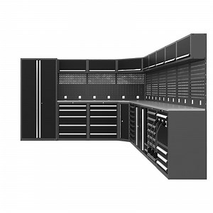 [Hot Item] Jzd Modular Garage Storage Cabinets Professional OEM Heavy Duty Rolling Tool Cabinet Industrial Tool Cart with Multi-Drawer