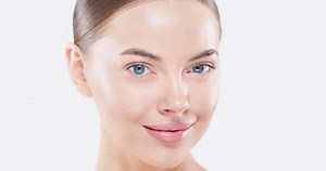 Close Beauty Woman Face Blue Eyes Stock Footage Video (100% Royalty-free) 1046669203 | Shutterstock