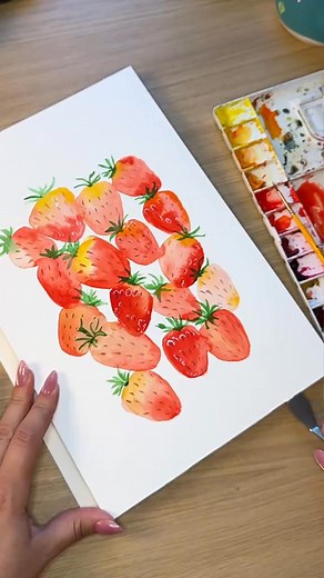 Testing out @MEEDEN Art hotpress watercolor paper! #creatorsearchinsights #watercolorpainting #watercolorpaper #painting #tiktokshop Watercolor paper Watercolor supplies Watercolor for beginners Easy art Art supplies Strawbe~ | Michelle Beaudrot Fans