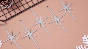 MorningRo 20 Pcs Silver Star Ornament for Christmas Tree Glitter Metal Nativity Star of Bethlehem Ornaments Silver Cast Iron 3.15inch Religious Nativity Scene Hanging Gift for Xmas Holiday Party Decor
